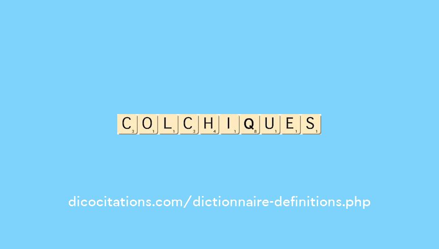 colchiques