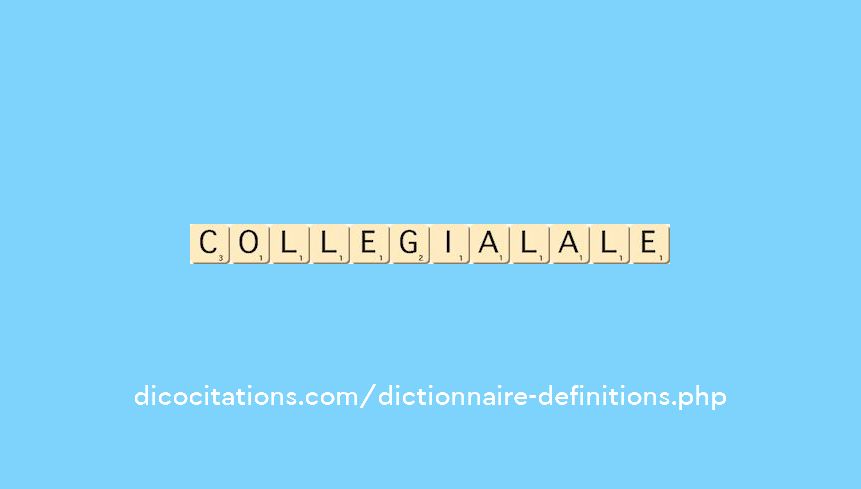 collegial--ale