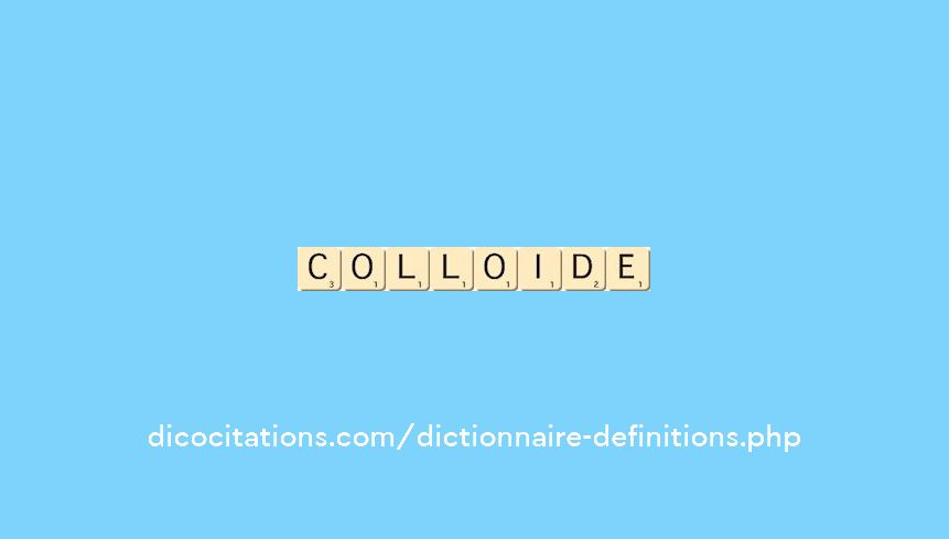 colloide colloide