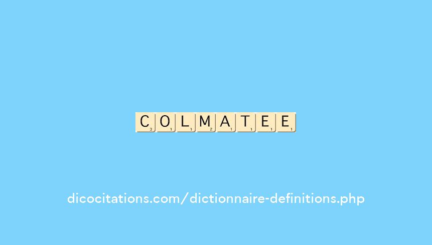 colmatee colmatee