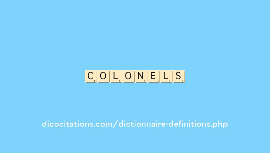 colonels colonels