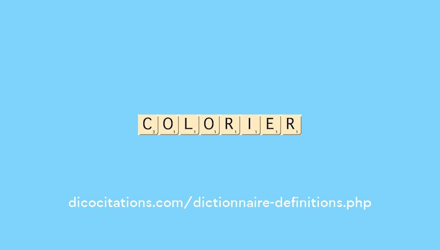 colorier colorier