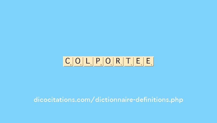 colportee colportee