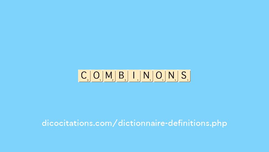 combinons combinons