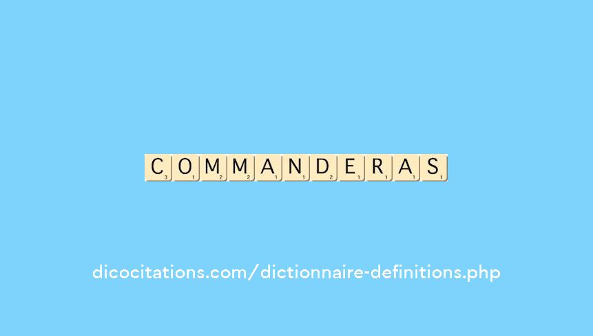 commanderas commanderas
