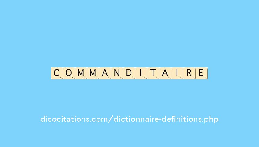 commanditaire