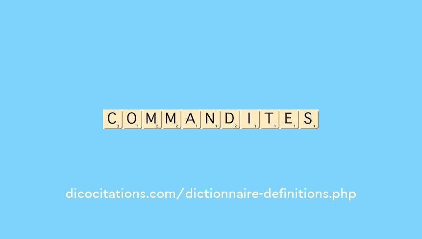 commandites commandites