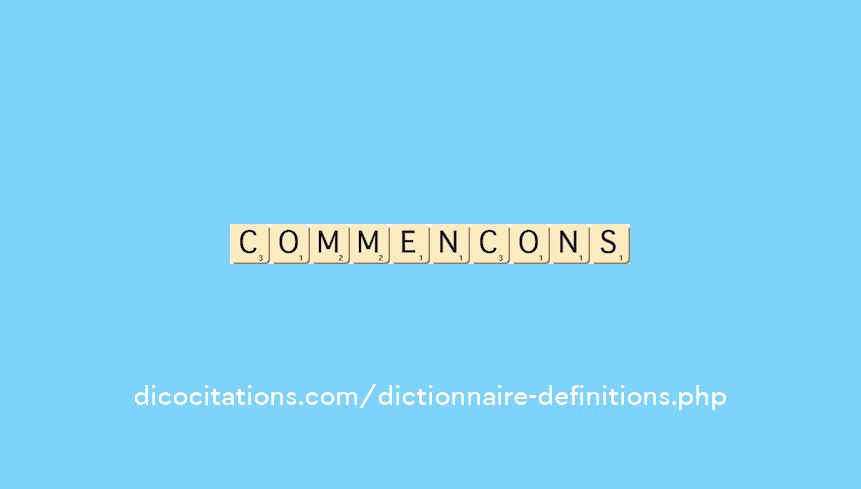 commencons