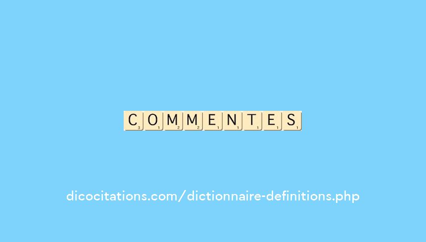commentes commentes