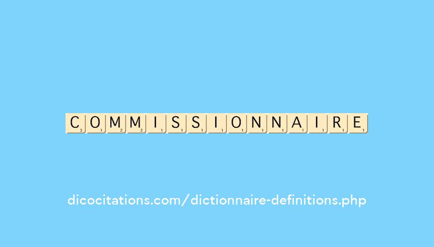 commissionnaire