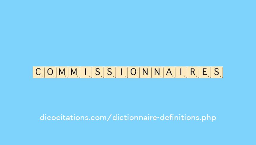 commissionnaires commissionnaires