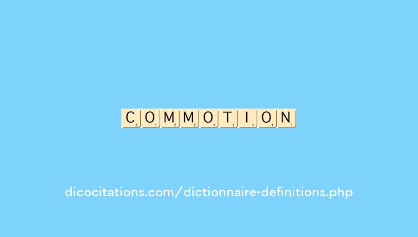commotion