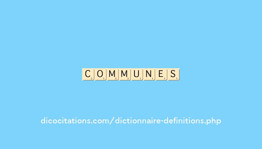 communes