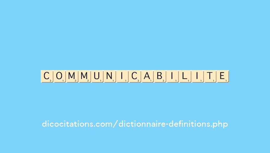 communicabilite communicabilite