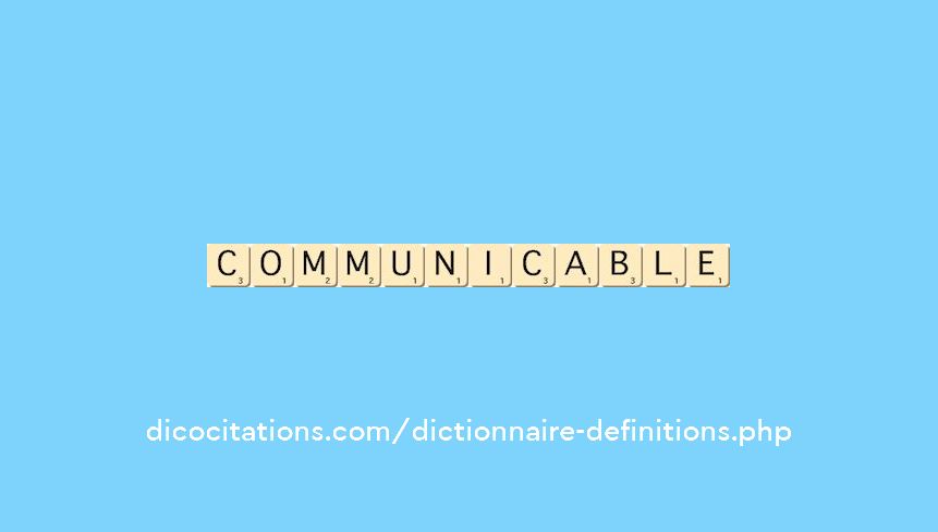 communicable