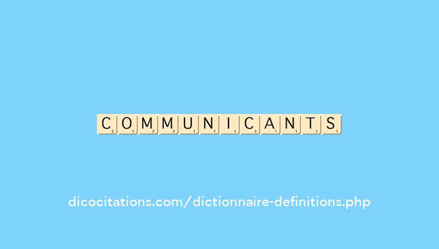 communicants communicants