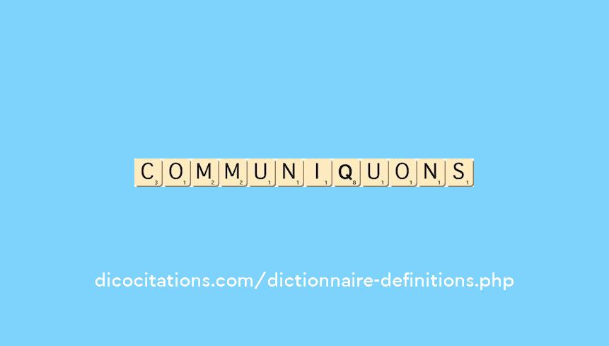 communiquons