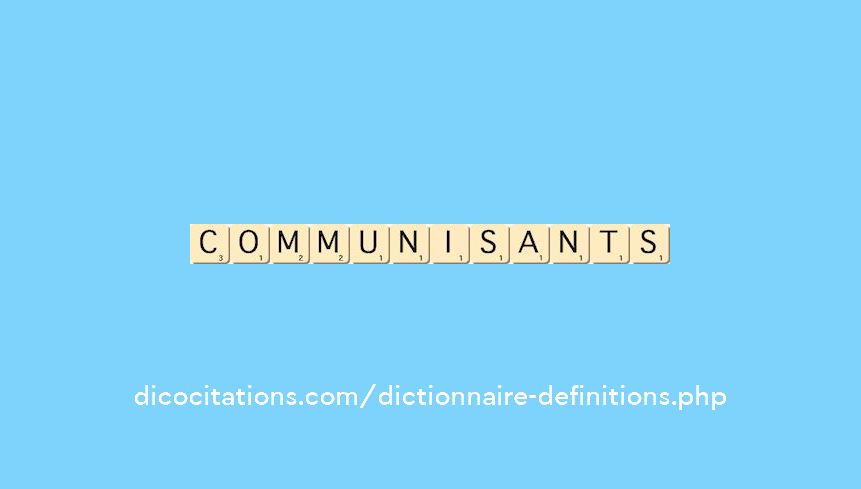 communisants communisants
