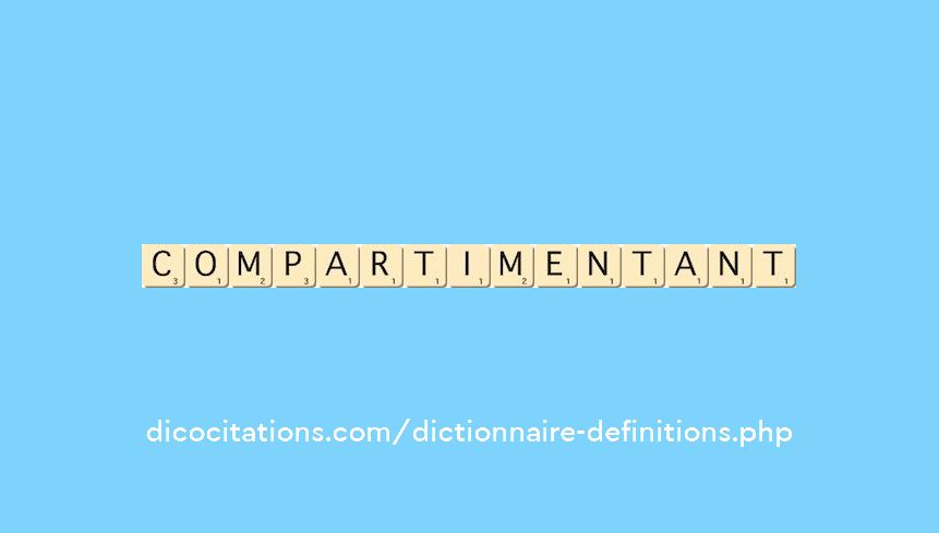 compartimentant compartimentant