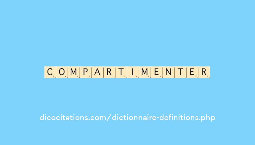 compartimenter compartimenter