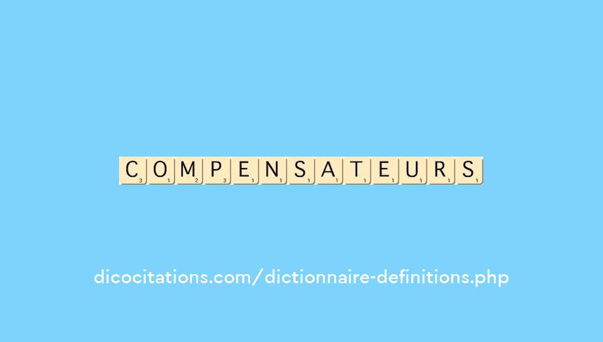 compensateurs compensateurs