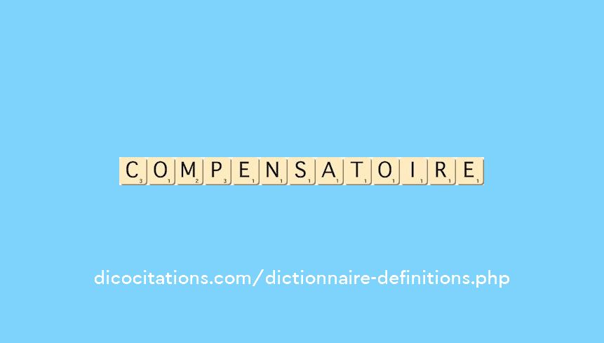 compensatoire compensatoire