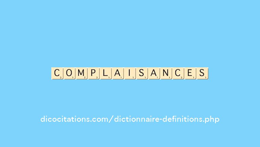 complaisances complaisances