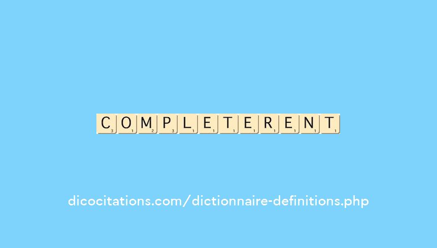 completerent completerent