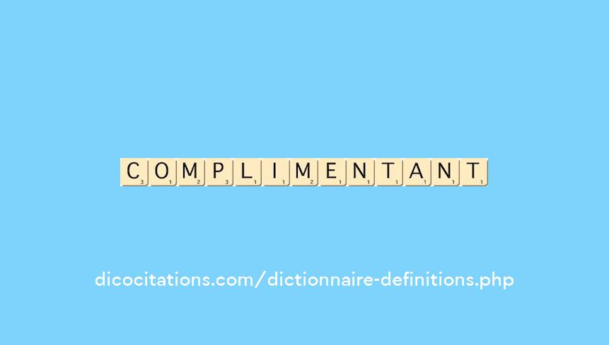 complimentant complimentant