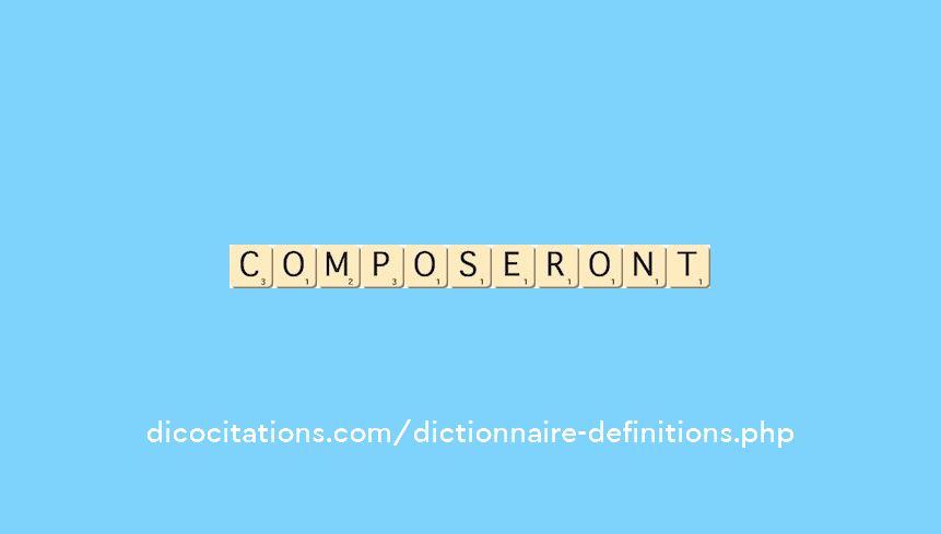 composeront composeront