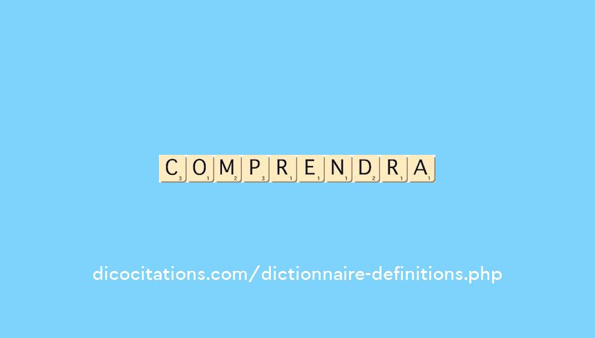 comprendra comprendra