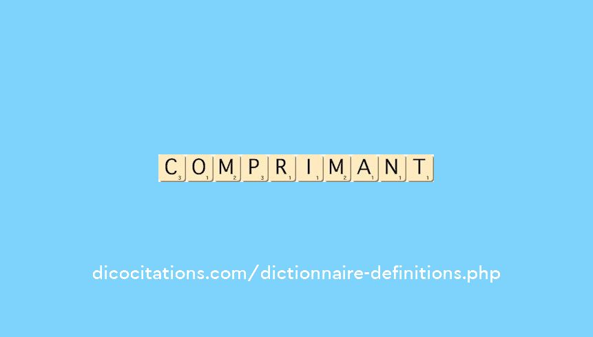 comprimant comprimant
