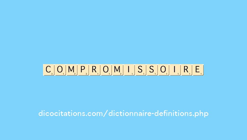 compromissoire compromissoire