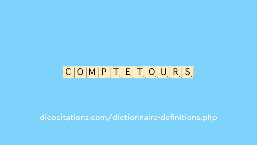 compte-tours