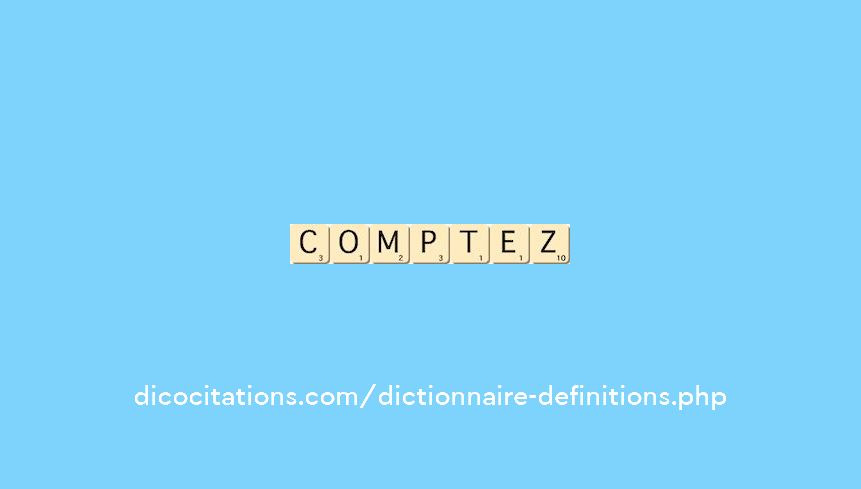 comptez comptez