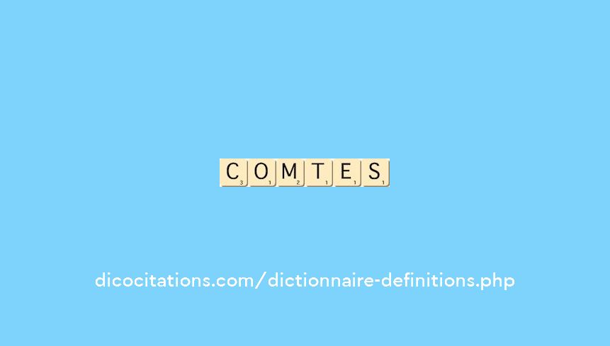 comtes comtes