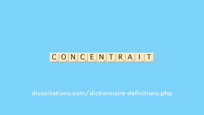 concentrait concentrait