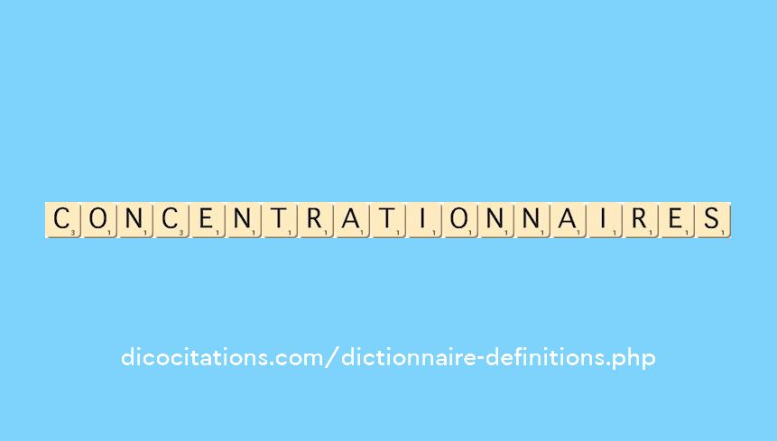 concentrationnaires