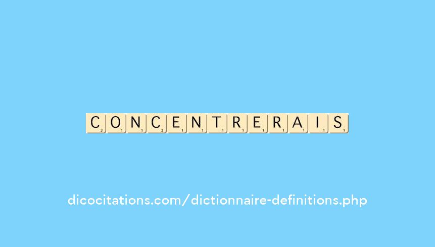 concentrerais concentrerais