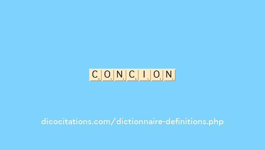 concion