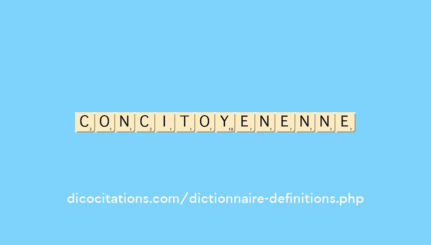 concitoyen--enne