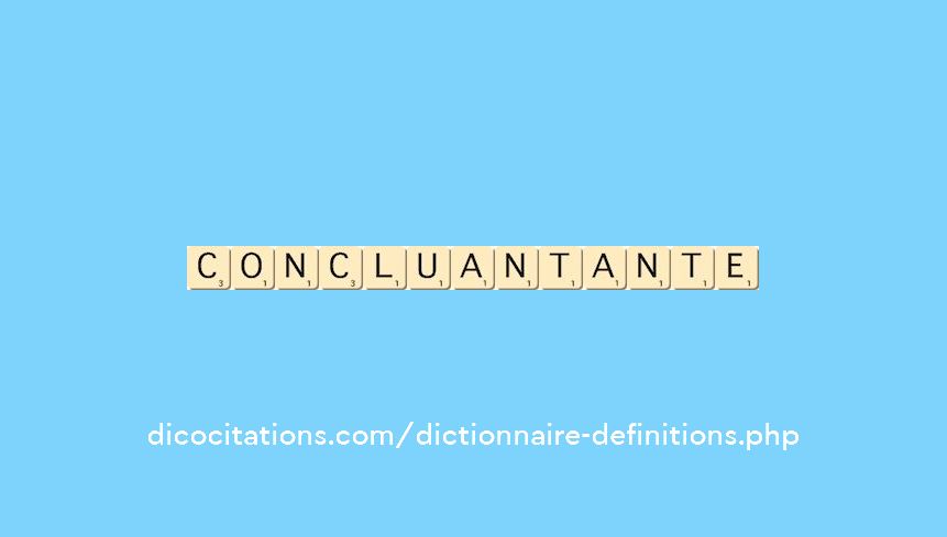 concluant--ante