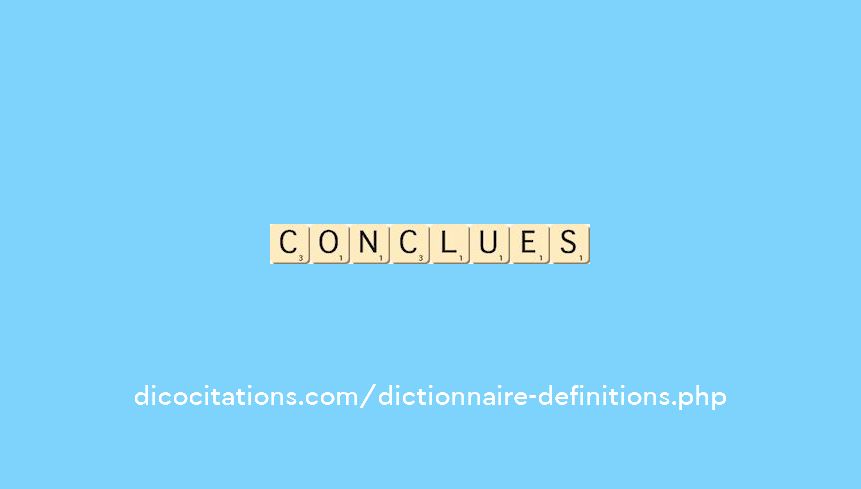 conclues