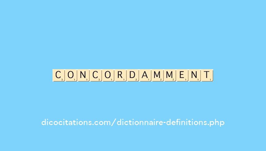 concordamment