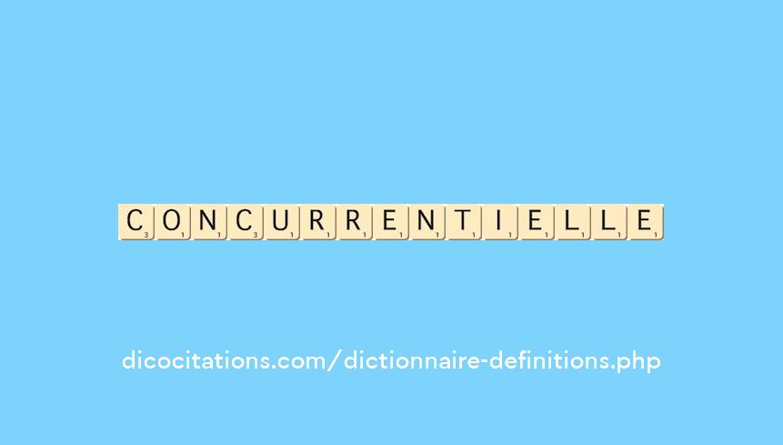 concurrentielle concurrentielle