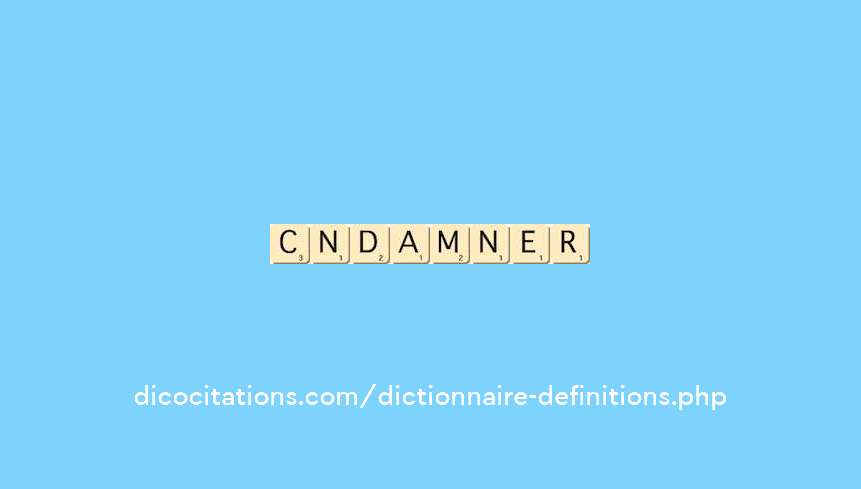 condamner