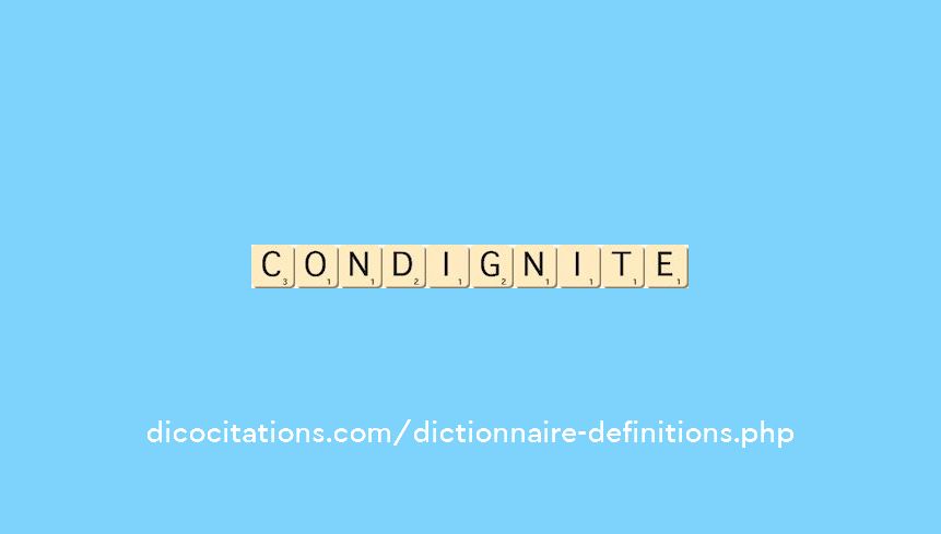 condignite