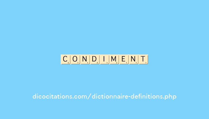condiment