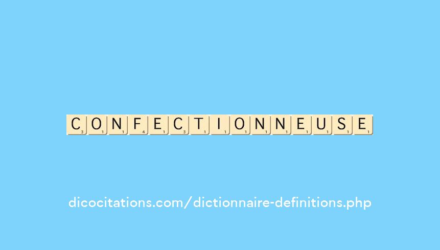 confectionneuse confectionneuse