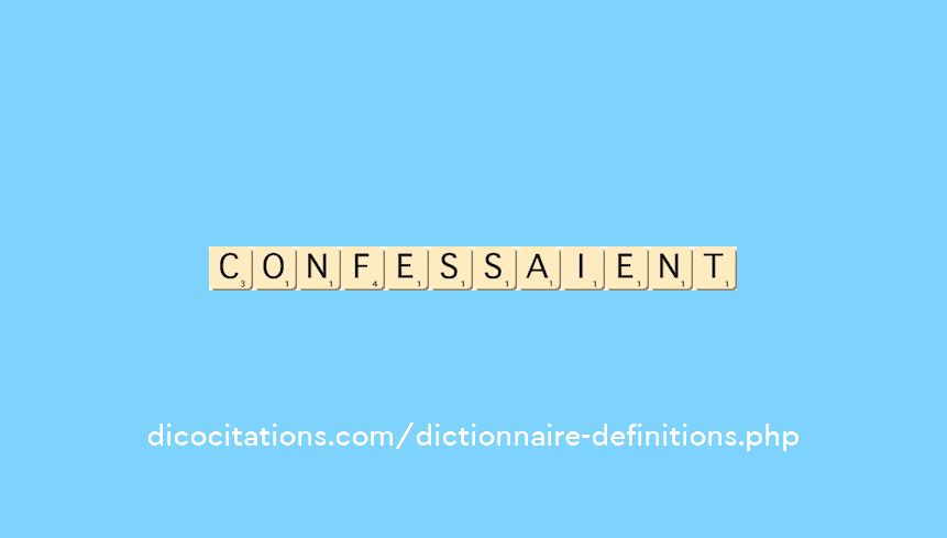 confessaient